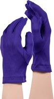 Handschoenen Paars met Drukknoopjes (katoen) (voorbeeld)