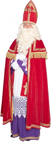 TV Kostuum Sinterklaas Polyesterfluweel
