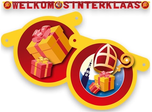 Welkom Sinterklaas Letterslinger (210cm)
