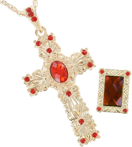 Sinterklaas Ketting met Kruis + Ring Luxe