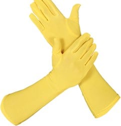Piet Handschoenen Lang Geel (42cm)