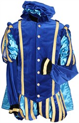 Pietenpak Fluweel Malaga met Cape Blauw-Turquoise