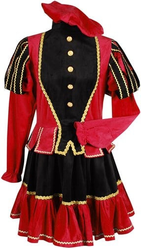 Murcia Dames Pietenpak Zwart/Rood