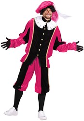 Pietenpak Carlos Fluweel Polyester Roze/Zwart
