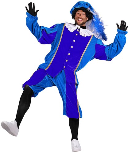 Pietenpak Carlos Fluweel Polyester Blauw/Turquoise