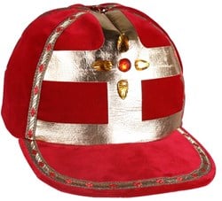 Werkmijter Sinterklaas Rood (fluweel)
