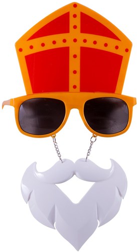 Sinterklaas Zonnebril met Baard