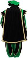 Pietenpak Toledo Zwart-Groen Luxe (achterkant)