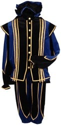 Toledo Pietenpak Zwart-Blauw Luxe