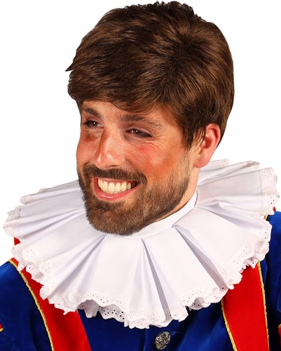 Donkerbruine Pieten Pruik Pietro