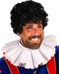 Petros Pieten Pruik Zwart
