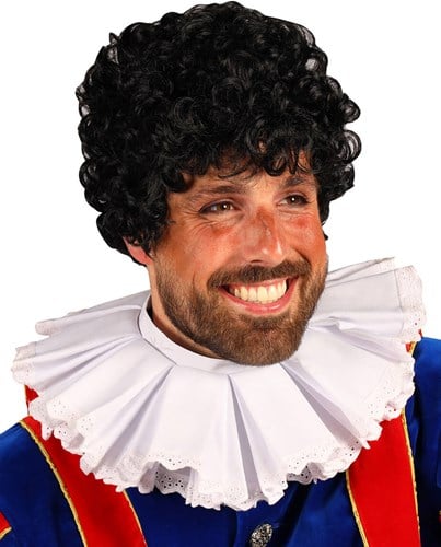 Petros Pieten Pruik Zwart