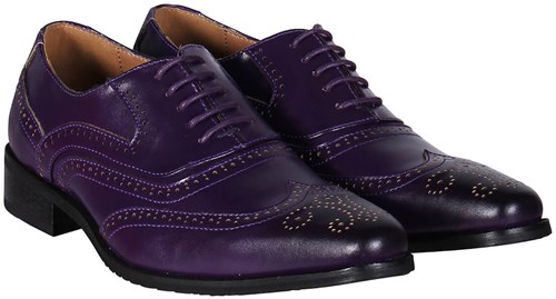 Luxe Heren Schoenen Paars