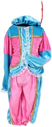 Meisjes Pietenpakje Turquoise-Roze