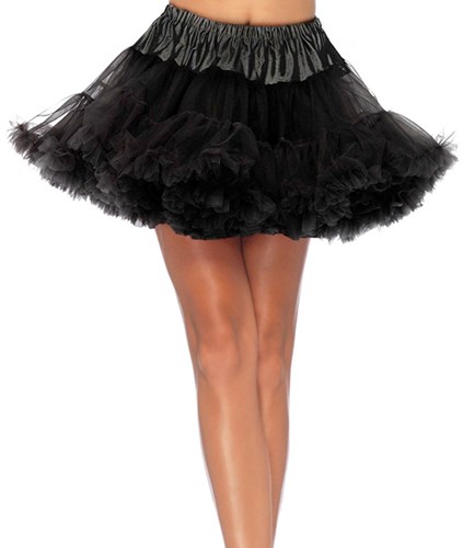 Luxe Zwarte Petticoat (2 lagen)