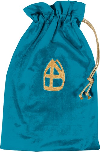 Strooizak Zwarte Piet Turquoise Luxe
