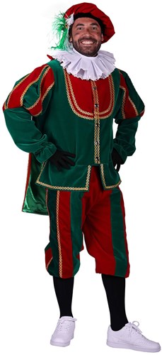 Tarragona Pietenpak Fluweel Luxe Rood-Groen