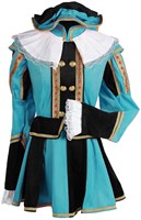 Pietenpak Dames Elza Turquoise-Zwart Luxe