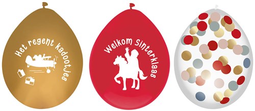 Sint & Co. Ballonnen 30cm - 6st