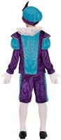 Pietenpakje Turquoise-Paars voor Kinderen (achterkant)