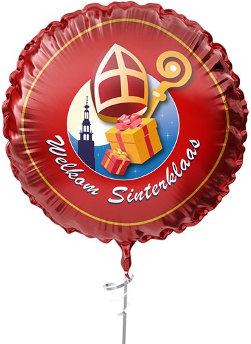 Welkom Sinterklaas Folieballon (45cm)