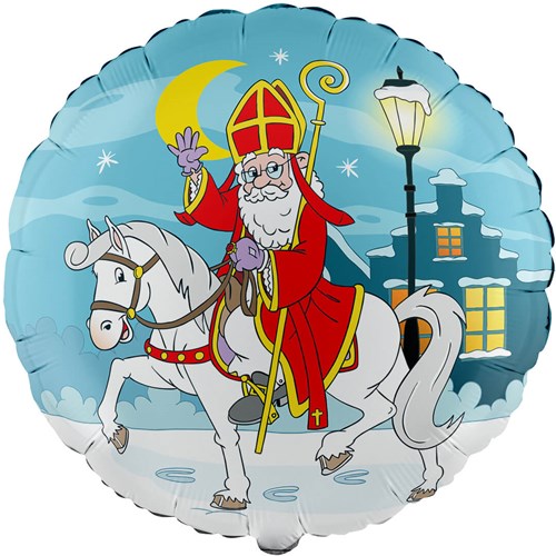 Folieballon Sinterklaas Maneschijn (45cm)