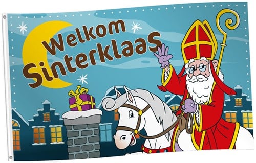 Vlag Sinterklaas Maneschijn - 150x90cm