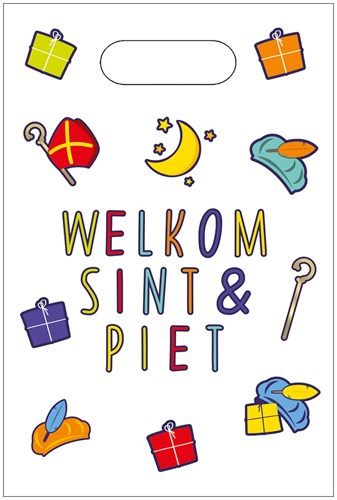 Welkom Sint & Piet Feestzakjes - 6st
