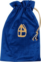 Strooizak Zwarte Piet Luxe Blauw