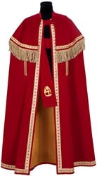 Kostuum Sinterklaas TV Stefan Fluweel Smal