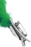 Verenpluim Rood-Geel-Groen Buigbaar - 30cm (bevestiging)
