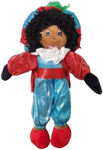 Decoratie Pop Shiny Zwarte Piet (35cm)