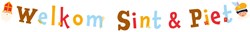 Sinterklaas Letterslinger Welkom Sint & Piet - 3m