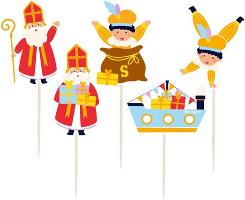 Sinterklaas Cocktail Prikkers - 15st
