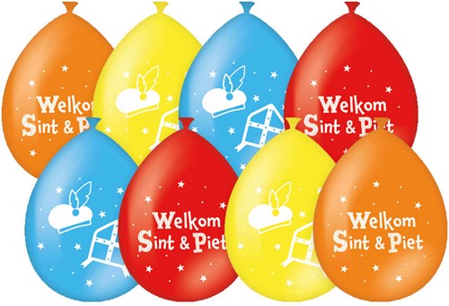 Sinterklaas Ballonnen 30cm - 8st