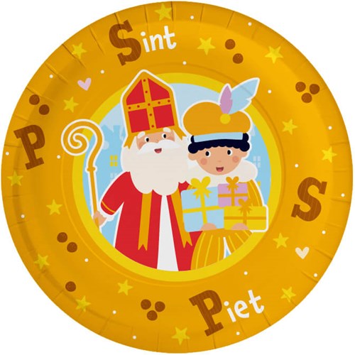 Sinterklaas Bordjes 22,6cm - 8st