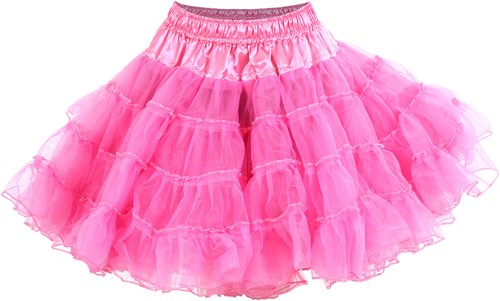 Roze Petticoat (2 laags)
