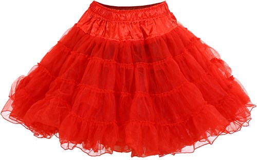 Rode Petticoat (2 laags)