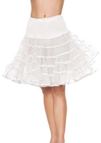 Luxe Witte Lange Petticoat (2 lagen)