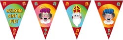 Welkom Sint & Piet Vlaggenlijn - 10m