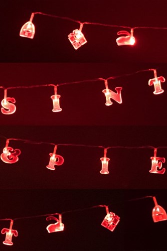 Sint en Piet Led-lichtsnoer Letterslinger (210cm)