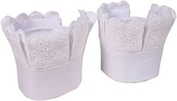 Zwarte Piet Manchetten Luxe Wit