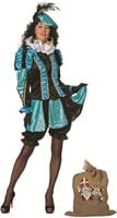 Pietenpak Pepita Turquoise-Zwart Dames