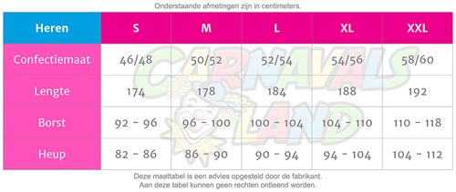 Maattabel Heren (200047)
